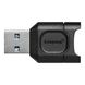 Картридер зовнішній Kingston MobileLite Plus, Black, USB 3.2, для microSD (MLPM) 5940510 фото 1