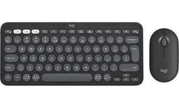 Комплект бездротовий Logitech Pebble 2 Combo, Graphite (920-012239) 8538030 фото