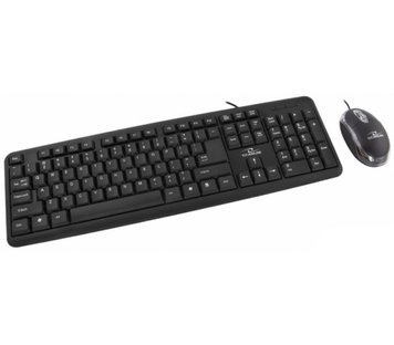 Комплект Esperanza Titanum TK106UA, Black, USB, клавіатура+миша 4092360 фото