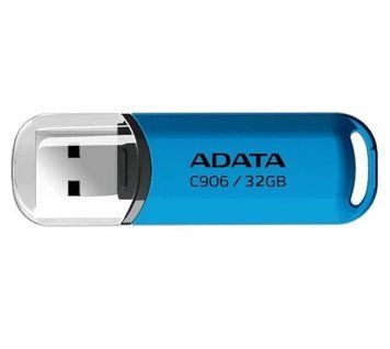 Флеш накопичувач USB 32Gb ADATA C906, Blue, USB 2.0 (AC906-32G-RWB) 8454600 фото