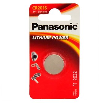 Батарейки CR2016, Panasonic, 1 шт, Blister (CR-2016EL/1B) 3751680 фото
