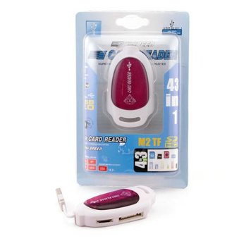 Card Reader зовнішній AtCom TD2039, 43 in 1, M2/microSD/Pro Duo/SDHC 1755120 фото