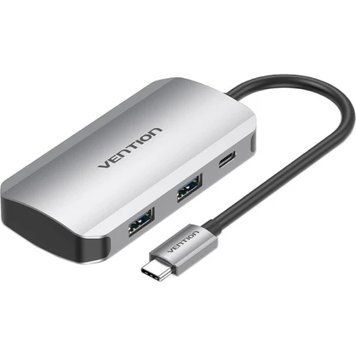 Хаб USB Vention 5-in-1, Grey (TNBHB) 9504030 фото