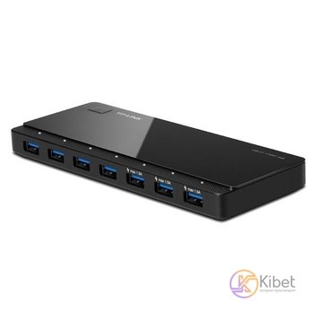 USB 3.0 концентратор TP-Link UH700, Black, 7 портов, до 480 Мбит с 5373270 фото