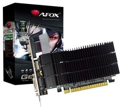 Відеокарта GeForce 210, AFOX, 1Gb DDR3, 64-bit, VGA/DVI/HDMI, 589/1040MHz, Silent, Low Profile (AF210-1024D3L5-V2) 6262620 фото