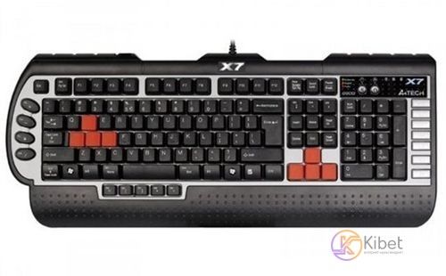 Клавіатура A4tech X7-G800V Black, USB, ігрова 985950 фото