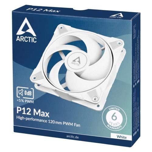Вентилятор 120 мм, Arctic P12 Max, White (ACFAN00293A) 8455560 фото
