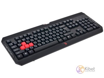 Клавиатура A4Tech Bloody Q100 Black, USB, игровая, мультимедийная 4386390 фото