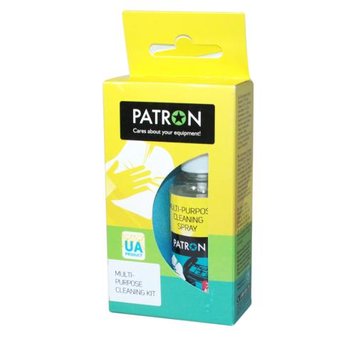 Набір чистячий Patron для оргтехніки: спрей 50 мл, мікроволокно 20 х 20 см (F3-016) 4558500 фото
