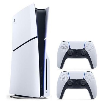 Ігрова приставка Sony PlayStation 5 Slim, White, з Blu-ray приводом + додатковий джойстик 8564190 фото