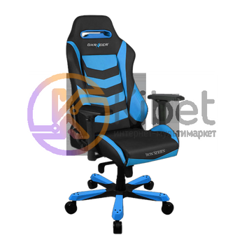 Игровое кресло DXRacer Iron OH IS166 NB Black-Blue (60409) 5320620 фото