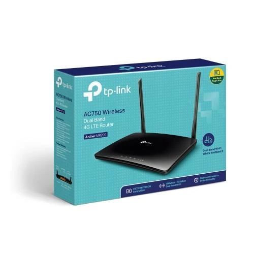 Роутер TP-Link Archer MR200, Black, WiFi 5, 4G 5198880 фото