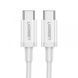 Кабель Type-C - Type-C, 2 м, White, Ugreen US264, 60 Вт, 3A (60520) 9782100 фото 2
