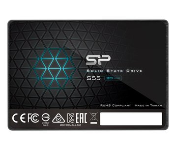 Твердотільний накопичувач SSD 120Gb, Silicon Power Slim S55, SATA3, 2.5" (SP120GBSS3S55S25) 2599980 фото