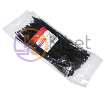 Стяжки для кабеля, 200 мм х 4,0 мм, 100 шт, Black, Ritar (CTR-B4200) 5079630 фото