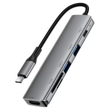 Хаб USB Acefast J18, Grey 9831840 фото
