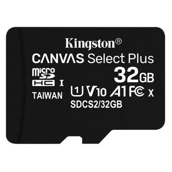 Карта пам'яті microSDHC, 32Gb, Kingston Canvas Select Plus, без адаптера (SDCS2/32GBSP) 5511240 фото