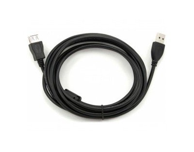 Кабель-удлинитель USB 1.5 м Atcom Black, ферритовый фильтр (17206) 3884670 фото