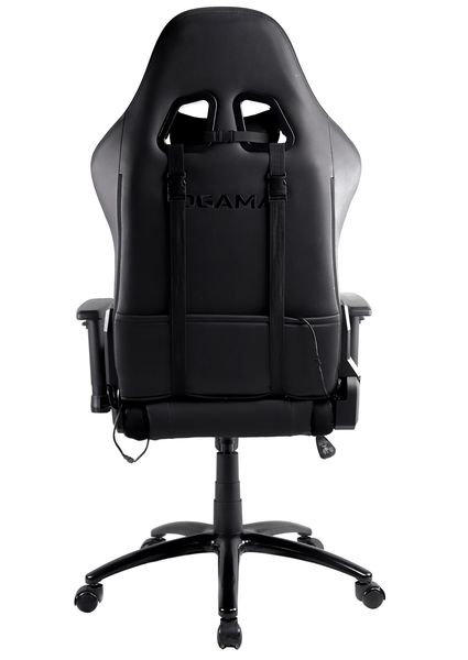 Ігрове крісло 2E GAMING OGAMA RGB, Black, ПУ шкіра, RGB-підсвічування (2E-GC-OGA-BKRGB) 7120560 фото