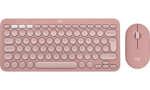 Комплект бездротовий Logitech Pebble 2 Combo, Rose (920-012241) 8538090 фото