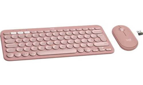 Комплект бездротовий Logitech Pebble 2 Combo, Rose (920-012241) 8538090 фото