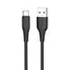 Кабель USB AM - Type-C, 1 м, Black, ColorWay, 3A (CW-CBUC094-BK) 9841860 фото 1