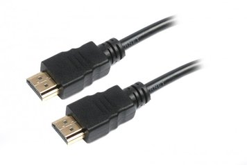 Кабель HDMI - HDMI 0.5 м Maxxter Black, V1.4, позолочені конектори (V-HDMI4-0.5M) 4857210 фото