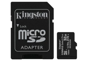 Карта пам'яті microSDHC, 32Gb, Kingston Canvas Select Plus, SD адаптер (SDCS2/32GB) 5511270 фото