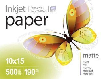 Фотопапір PrintPro, матовий, A6 (10x15), 190 г/м&sup2;, 500 арк (PME1905004R) 3687000 фото