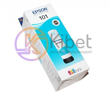 Чорнило Epson 101, Cyan, для L4150/L4160/L6160/L6170/L6190, 70 мл (C13T03V24A) 4700730 фото