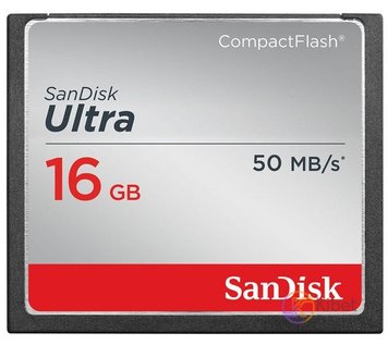 Карта памяти CompactFlash, 16Gb, SanDisk Ultra (SDCFHS-016G-G46) 3573480 фото
