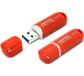 Флеш накопичувач USB 32Gb ADATA UV150, Red, USB 3.2 Gen 1 (AUV150-32G-RRD) 4430580 фото