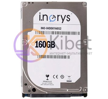 Жесткий диск 3.5' 160Gb i.norys, SATA2, 8Mb, 7200 rpm (INO-IHDD0160S2-D1-7208) 4680330 фото