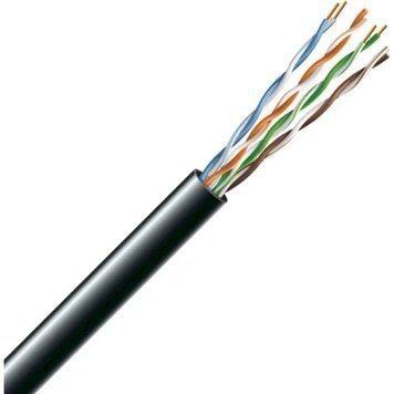 Кабель U/UTP, Cu (мідь), для зовнішньої прокладки, 4x2x24 AWG, ЗЗКМ, Cat.5E, бухта 305 м, PE (7091003) 8864280 фото