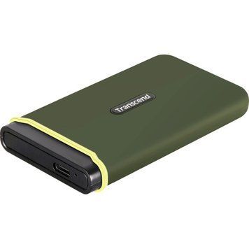Зовнішній накопичувач SSD, 1Tb, Transcend ESD380C, Military Green (TS1TESD380C) 9396990 фото