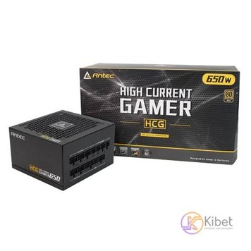 Блок питания 650W, Antec High Current Gamer Gold HCG650, Black, модульный, 80+ G 5770350 фото