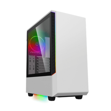 Корпус GameMax Panda White, без БЖ, E-ATX/ATX/MicroATX/Mini-ITX, 1x120 мм, 438x210x468 мм, 7.2кг 6325770 фото