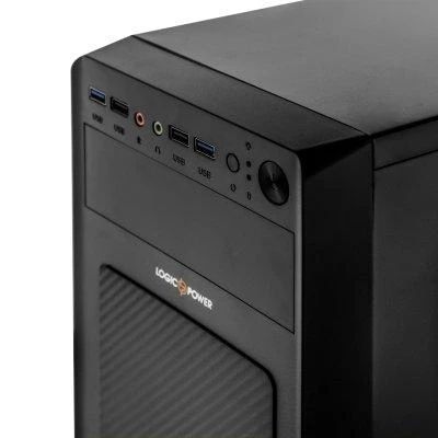 Корпус LogicPower 6108 Black 400W (13365) 6843420 фото