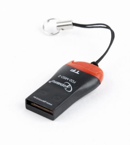 Card Reader зовнішній Gembird FD2-MSD-3 USB2.0 для MicroSD 5373750 фото