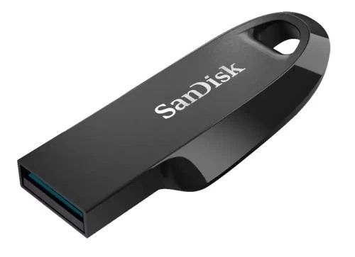 Флеш накопичувач USB 64Gb SanDisk Ultra Curve, Black, USB 3.2 Gen 1 (SDCZ550-064G-G46) 7881900 фото
