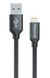 Кабель USB - Lightning 1 м ColorWay Black, 2.1A (CW-CBUL004-BK) 5012370 фото 1