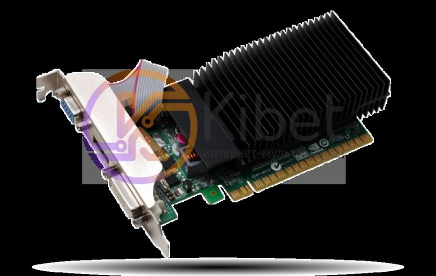 Видеокарта GeForce 210, Inno3D, 1Gb DDR3, 64-bit, HDMI DVI VGA, 520 1066MHz, Sil 4257510 фото