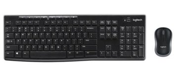 Комплект бездротовий Logitech MK270 Combo, Black, клавіатура + миша (920-004508) 7645410 фото