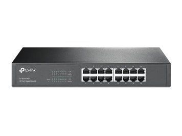 Коммутатор TP-LINK TL-SG1016D 16 LAN 10/100/1000 Mb, металлический корпус, неуправляемый 3393180 фото