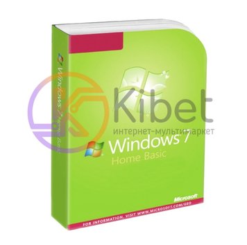 Windows 7 Home Basic 32-bit Russian DVD OEM (F2C-00884) 3458460 фото