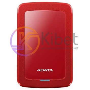 Внешний жесткий диск 1Tb ADATA HV300, Red, 2.5', USB 3.2 (AHV300-1TU31-CRD) 4885770 фото