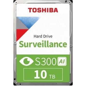 Жесткий диск 3.5" 10Tb Toshiba Surveillance S300 AI, SATA3, 512 Мб, 7200 об/мин (MG10ADA10TE-V) 9893130 фото