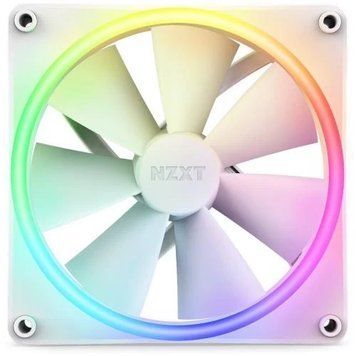 Вентилятор 140 мм, NZXT F140 RGB DUO, White (RF-D14SF-W1) 8642430 фото