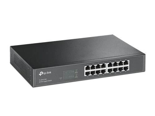 Коммутатор TP-LINK TL-SG1016D 16 LAN 10/100/1000 Mb, металлический корпус, неуправляемый 3393180 фото