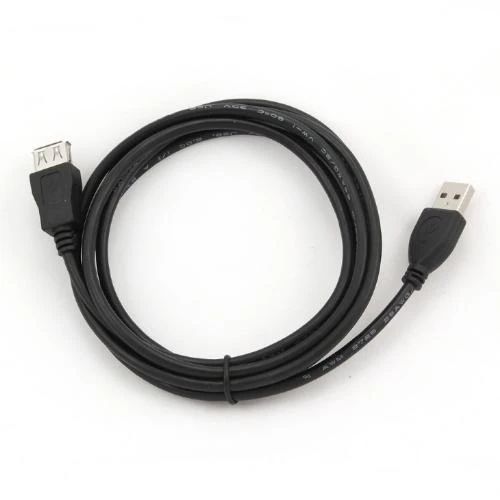 Кабель USB 2.0 AM - USB AF, 1.8 м, Black, Cablexpert (CCP-USB2-AMAF-6) 5042070 фото